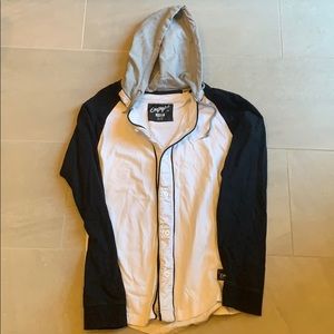 Empyre button up lightweight hoodie